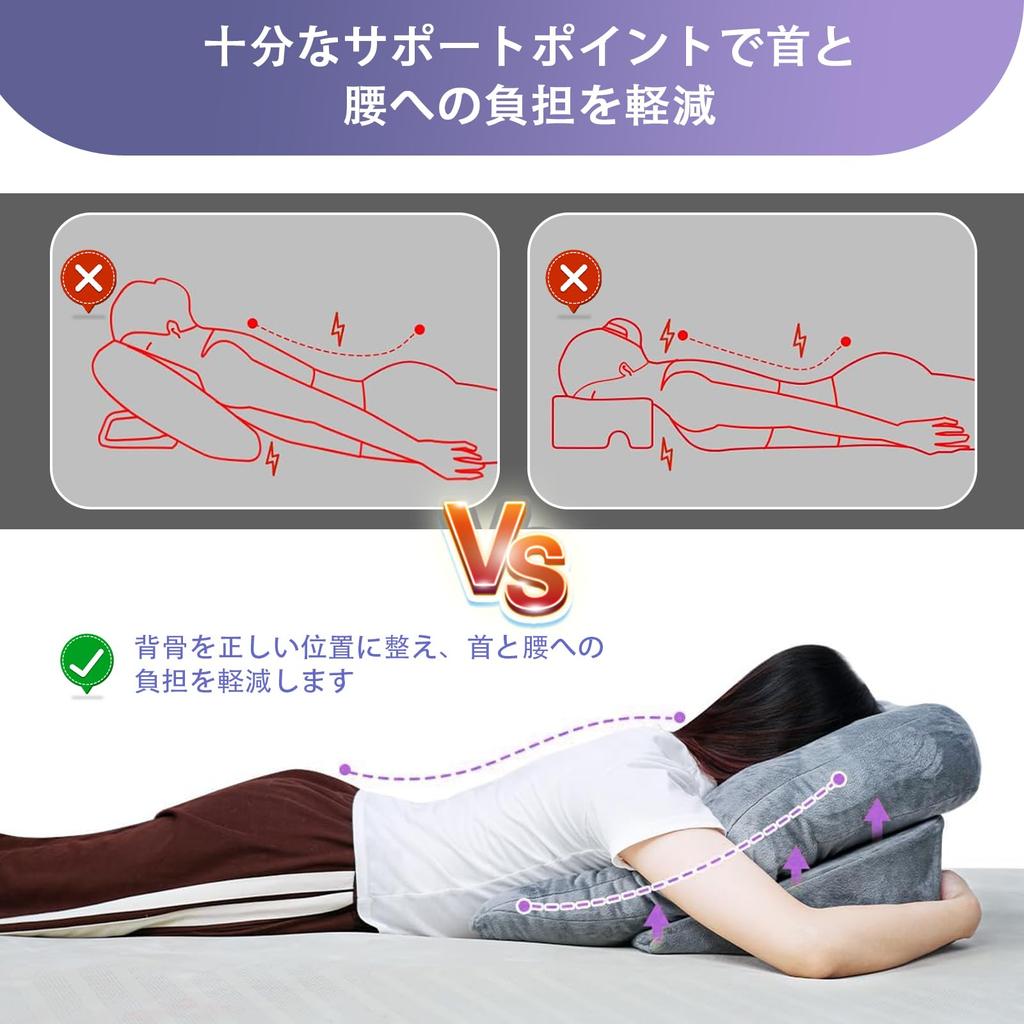 Almohada Boca Abajo para Dormir Después de BBL o Recuperación de Cirugía Ocular, Vitrectomía o Cirugía de Retina, Almohada para Dormir Boca Abajo, Almohada Boca Abajo para Ojo