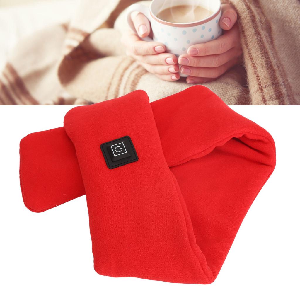 Heated Scarf Intelligent Cold   Warm Electric USB Heating Scarf Neck Warmer for Men Women