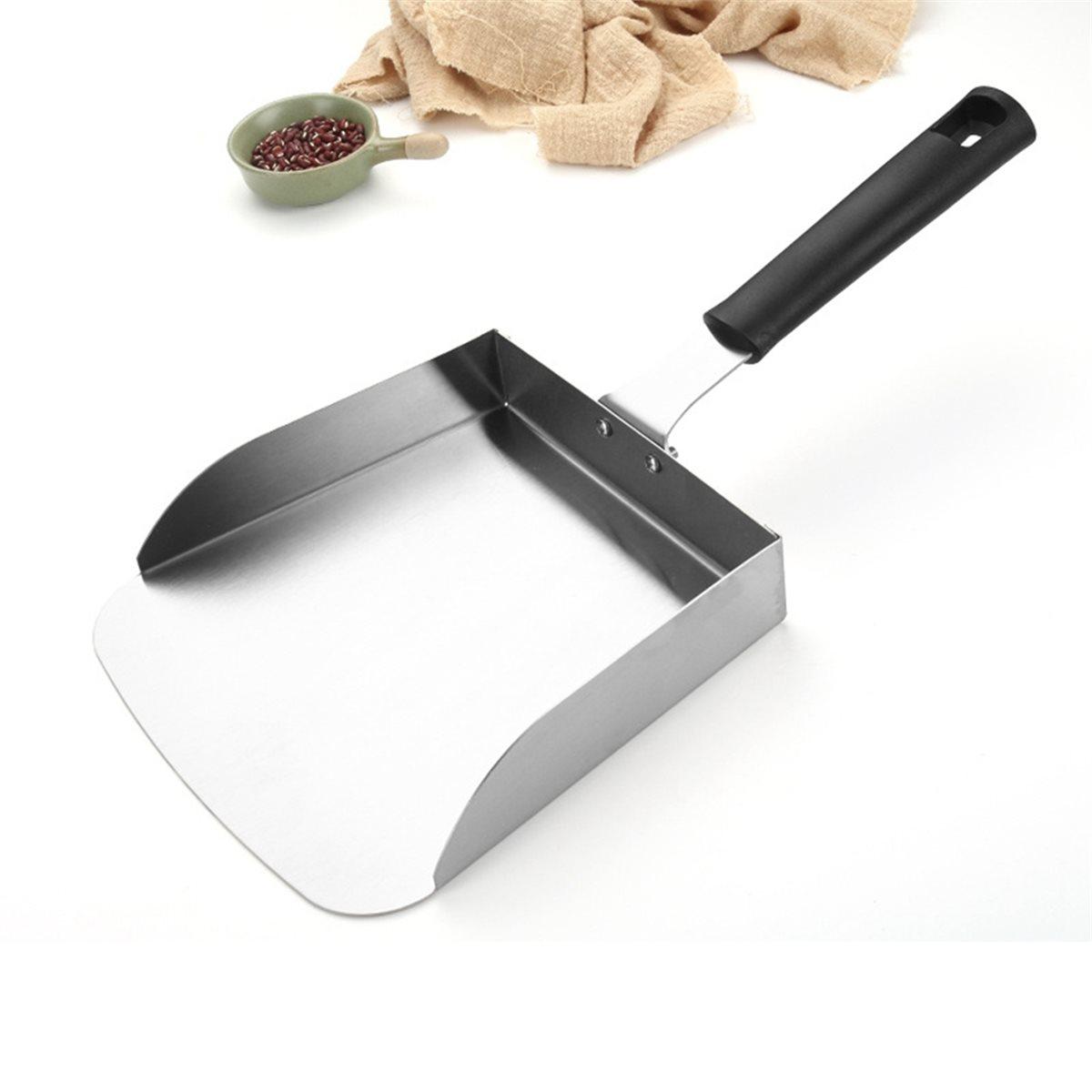 

2026 New Stainless Steel Food Spatula BBQ Spatula Griddle Food Mover Multifunctional Food Shovel BBQ Tools Kitchen Accessories China Mainland