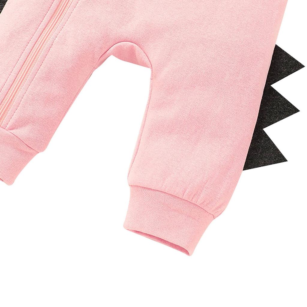 Halloween Baby Krypeklær Vår og Høst Hettegenser Romper Langermet Glidelås Body