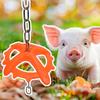 Livestock Chew Bite Toy Domestic Animal Anti-Fighting Toy High Strength Entertainment Device With Chain To Consume Excess Energy