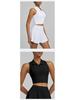 Juman Damen Tennis-Weste mit Front-Reißverschluss und integrierten Polstern - Sport-BH für Yoga & Fitness