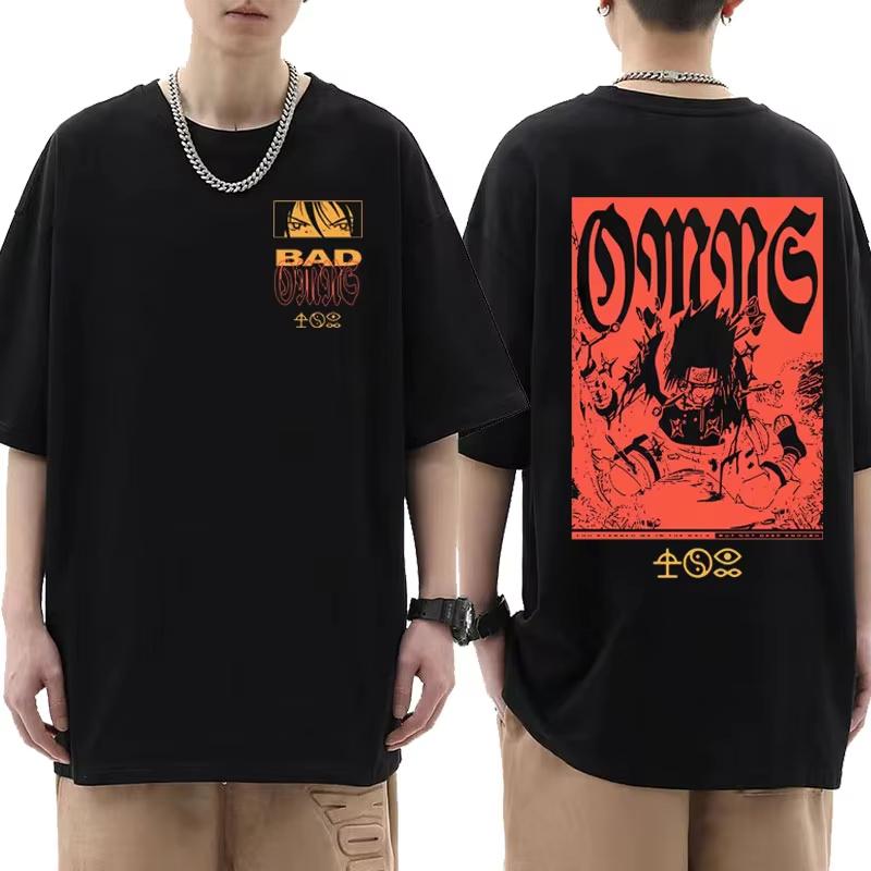 Summer T-shirt: Bad Omen Band Tour American Music Death Peace Soul Bone Graphic Short-sleeved casual style rock T-shirt Gothic