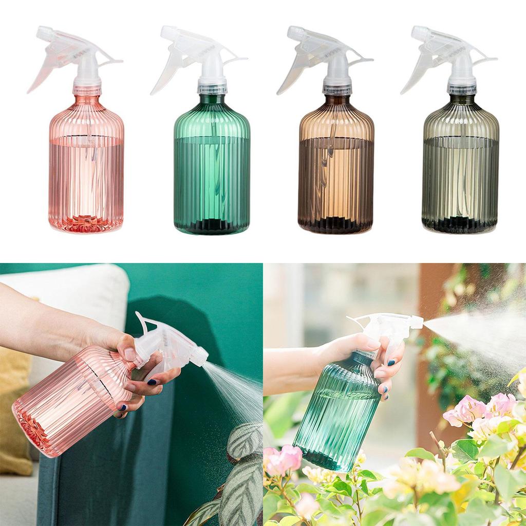 Klare Sprühflasche mit verstellbarem Sprühkopf für den Einsatz zu Hause und im Garten