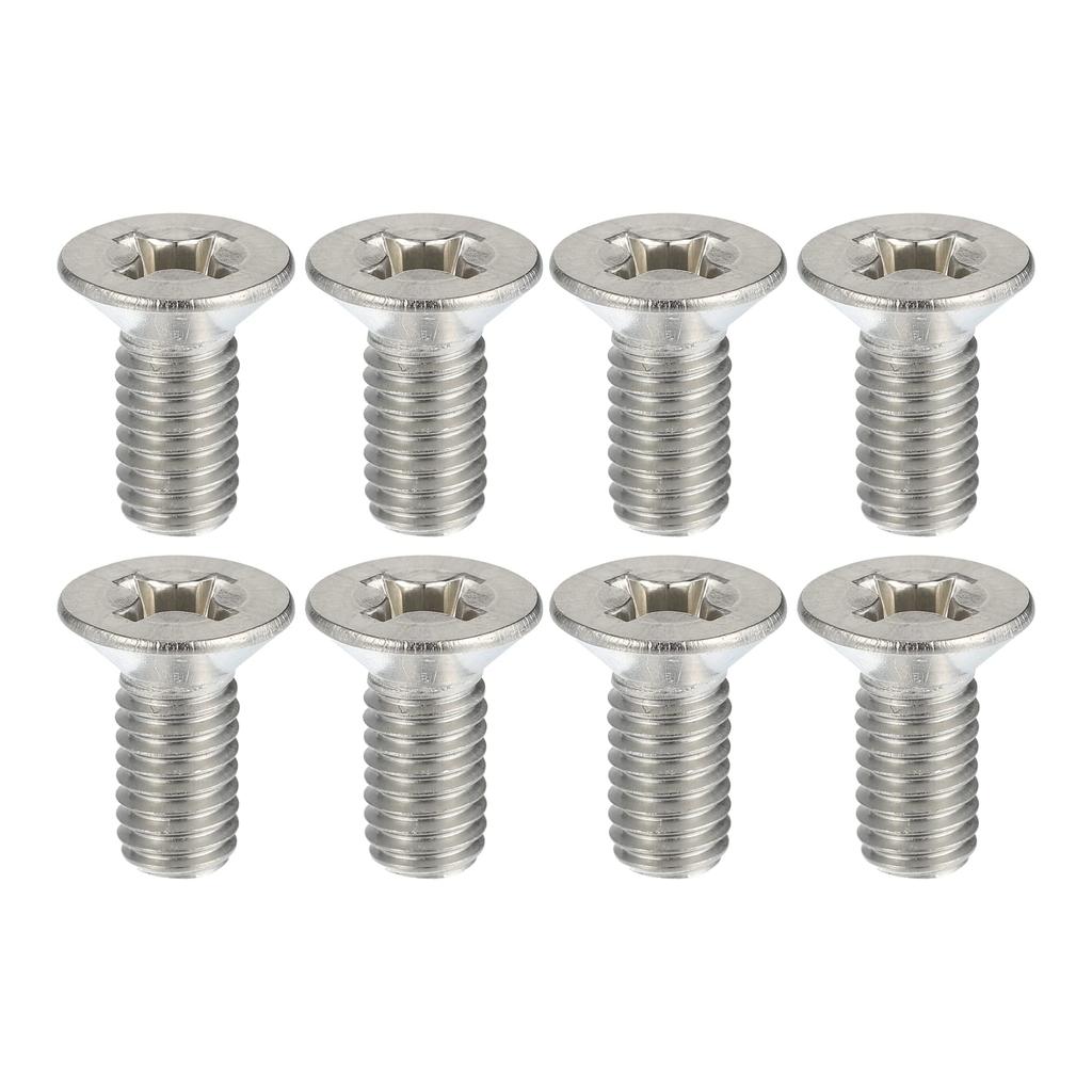 uxcell Brake Disc Rotor Screws Stainless Steel Front Rear Fastening Hardware Bolt Kit Fits