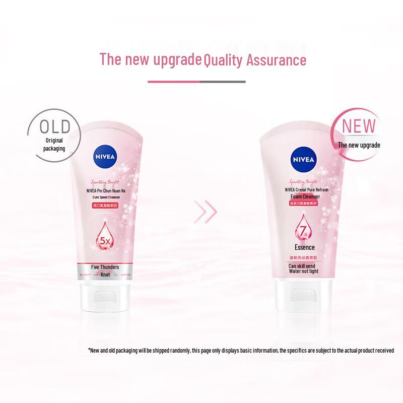 NIVEA Crystal Clear Aufhellender Schaumreiniger 2er-Pack