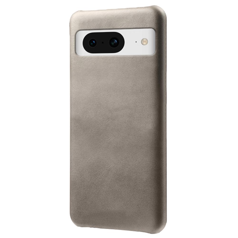 For Google Pixel 8 Phone Case Calf Texture PU Leather Coated PC Back Cover