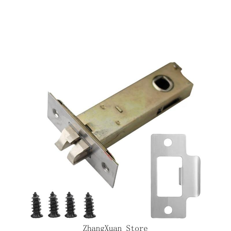 3XUF Multipurpose Metal Fork Mortice Latches Convenient Accessory Portable for Both Right and Left Hand Opening Door
