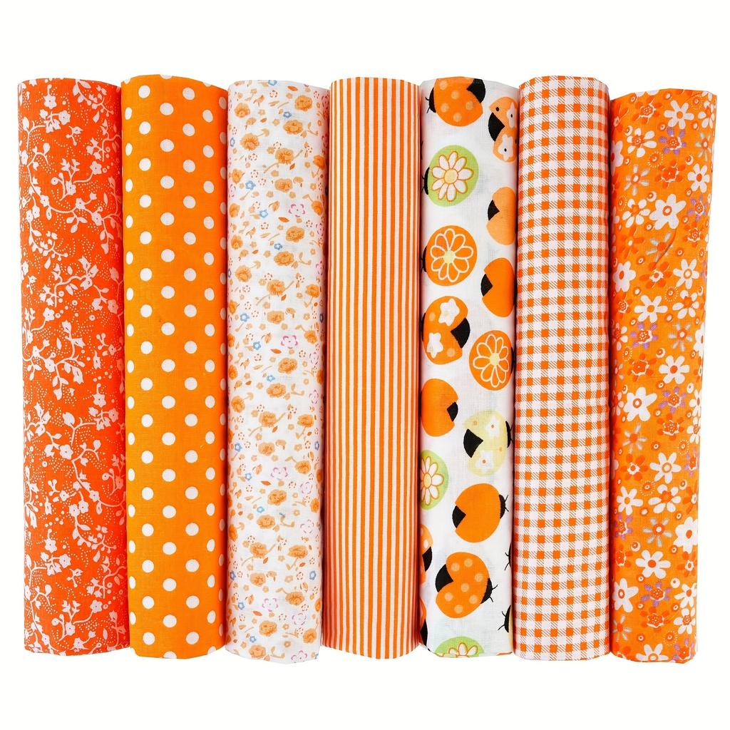 56pcs  10*10cm/3.9*3.9in/25*25cm/9.8*9.8in Floral Small Patchwork Multicolor Cloth Set Flat Pattern FlowerCloth For DIY Sewing S