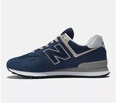 574 Core Navy Sneakers with White