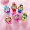 Square Chameleon Watch Electronic Watch For Men Women Multi-functional Fashion Colorful Sports Watch