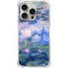 Water Lilies Aesthetic Phone Case Compatible with iPhone 16 Pro, Vintage Oil Painting Art Phone Case for iPhone 16 Pro, Cool Trendy TPU Bumper Case
