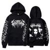 Ghostemane Mikina s potiskem na obou stranách Pánská Móda Hip Hop Metal Rock Mikiny Gotické Oversize Mikina Tepláková souprava Streetwear