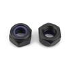 10pcs 304 Stainless Steel Self-locking Nut Hex Nylon Hardware Accessory Locknut M2 M3 M4 M5 M6 Black Silver Insert Lock Nut