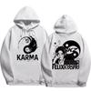 2026 KPOP's Viertes Album KARMA Bedruckter Unisex Hoodie FELIX HAN BANGCHAN CHANGBIN HYUNJIN LEE Mode Hoodie