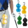 Golf Ball and Accessories Organiser Bag Waterproof Silicone Golf Ball Holder With Carabiner Clip For Outdoor Sports