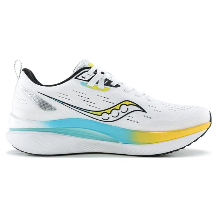 Saucony Tide Comfortable Y2K Retro Running Shoes Mesh Fabric Shock Absorption Wear-Resistant Rebound Low-Top Casual Running Shoes S28195-1