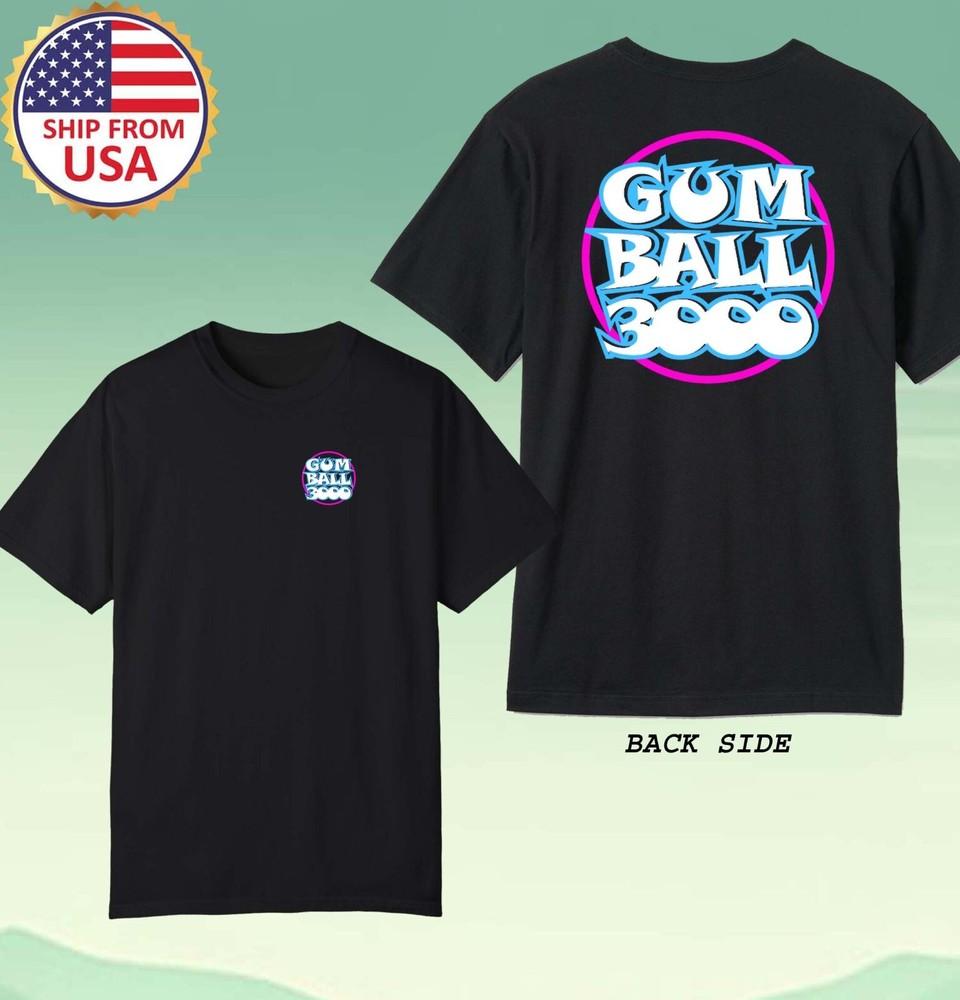 GumBall 3000 Men#039;s Black Size S5XL Unisex T-Shirt XXXL