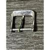Used LONGINES Watch Buckle Silver Color Logo Engraved 414mm