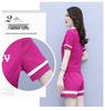 Women's 2024 Summer Stylish Korean Polo Lapel Short-Sleeve Shorts Set
