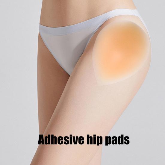 

1 пара силиконовых накладок на бедра, самоклеящиеся, многоразовые, моющиеся, женские, для увеличения объема бедер, формирующее белье, подушка для бедер S
