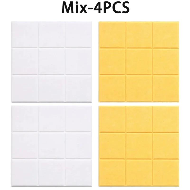 1/2/4PCS Nine Grid Felt Message Board Wall Mounted Bulletin Board for Office Decoration Notepad Holder Home Photo Display Use