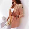 Autumn 2021 Solid Color Long-Sleeve Women's Suit Jacket