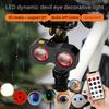 High Brightness Devil Eyes Bicycles Rear Light Programmable Bike Tail Lamp Dynamic LED Bicycles Tail Light Enduring