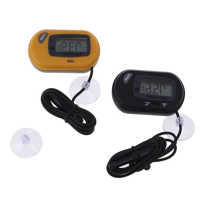 Lcd Digital Fish Tank Reptile Aquarium Water Meter Thermometer Temperature