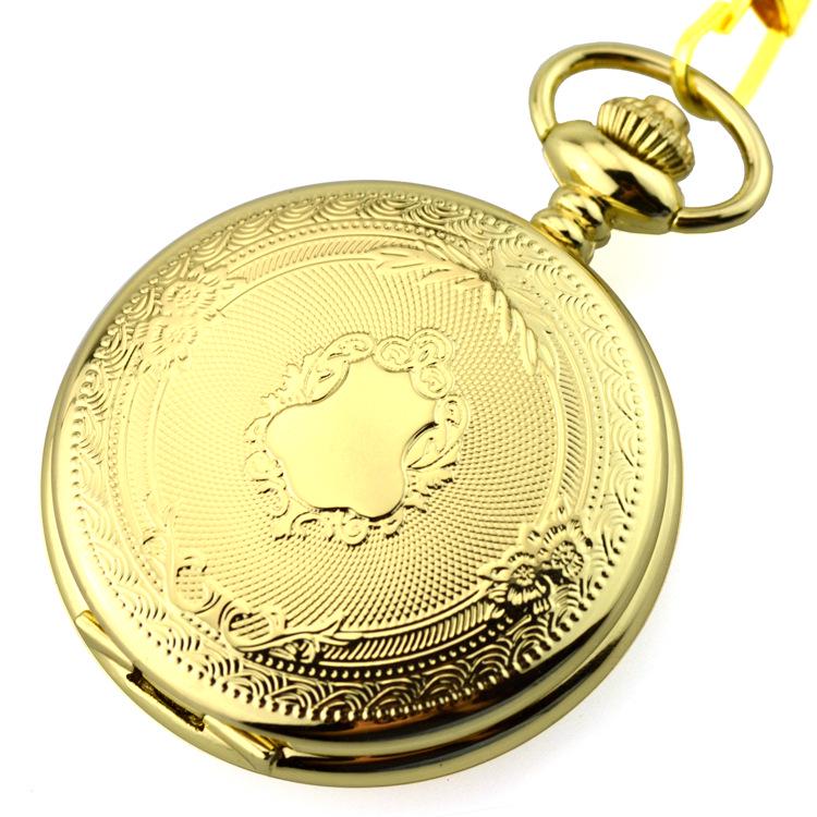 Nejprodávané klasické gravírované kapesní hodinky s vyklápěcím víčkem - Vintage dárek pro studenty a studentky