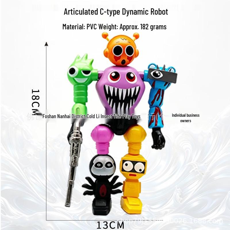 17CM Articulated Anime Game Figure with Detachable Parts