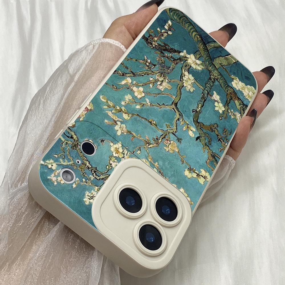 M534 Van Gogh Skull Tardis Art Angel Eyes Soft Phone Cases for iPhone Samsung Galaxy Xiaomi Rdemi Huawei Honor Infinix Realme OPPO All Model Case