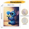 Disney Stitch blue rose oil painting art painting kit handmade diy gift home decoration painting for adults paint by numbers canvas art sets