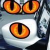 1 Pereche Autocolante Auto 3D Amuzante Reflectorizante Ochi de Pisică Camion Cap Motor Oglindă Retrovizoare Acoperire Geam Decal Ușă Grafică 9.5*7cm
