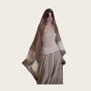Mulberry silk blend~ long silk scarf women's fashionable versatile thin casual shawl yarn high-end scarf