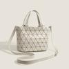 New Spring and Summer Fashion Handbag for Women's Handbag Bucket Bag Geometric Diamond Single Shoulder Crossbody Bag