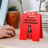 1/2/3Pcs Caution Overstimulated Desk Sign Cowboy Frog Hold On Partner I'm Overstimulated Mini Table Sign Home Office Decoration Coworkers Gag Gift