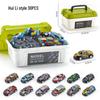 Children's Pull-Back Toy Car Set with Storage Bucket