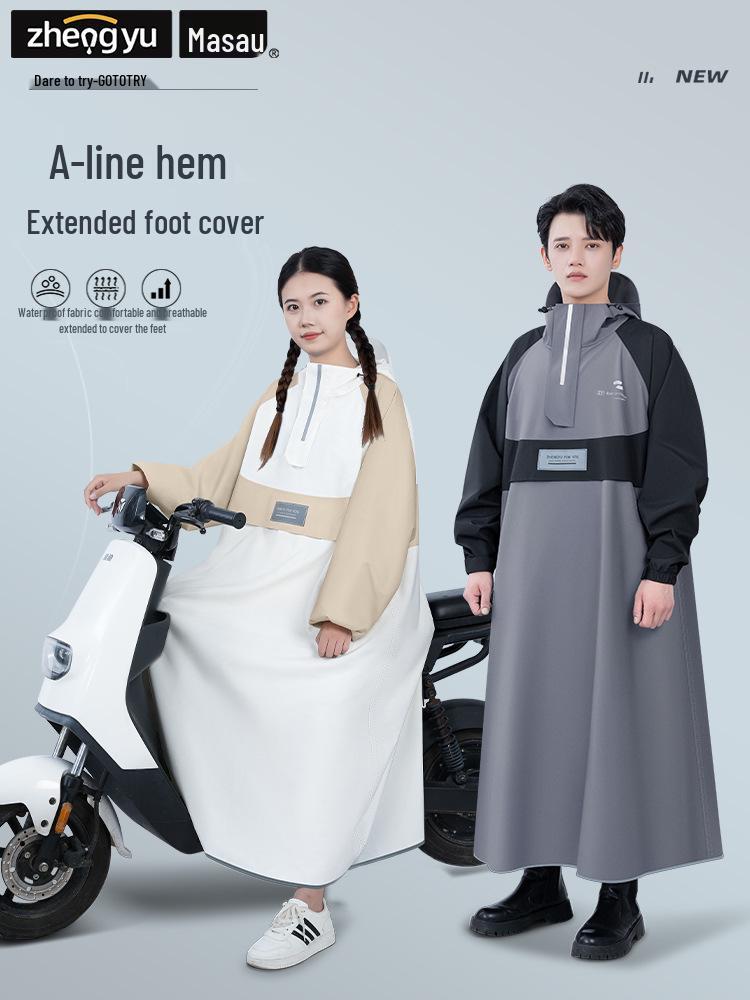 Heavy-Duty Full-Body Electric Scooter Raincoat