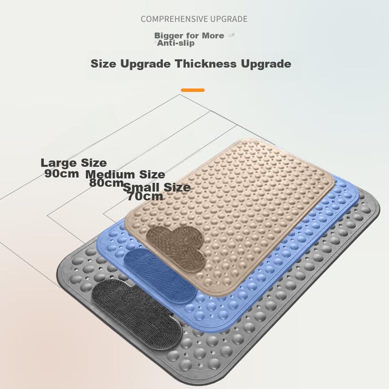 Nanfangshenghuo Bathroom Non-Slip Mat, Anti-Fall Foot Pad for Elderly Bathing, Pregnant Women And Children, Shower Room And Bathtub Specific Mat