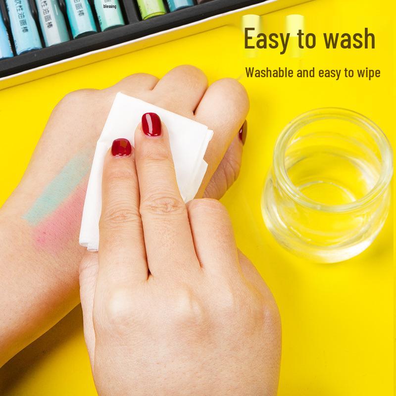 Gaole Super Soft Oil Pastels - Heavy, Iridescent Sticks for Kids: Available In 12, 24, or 36 Colors