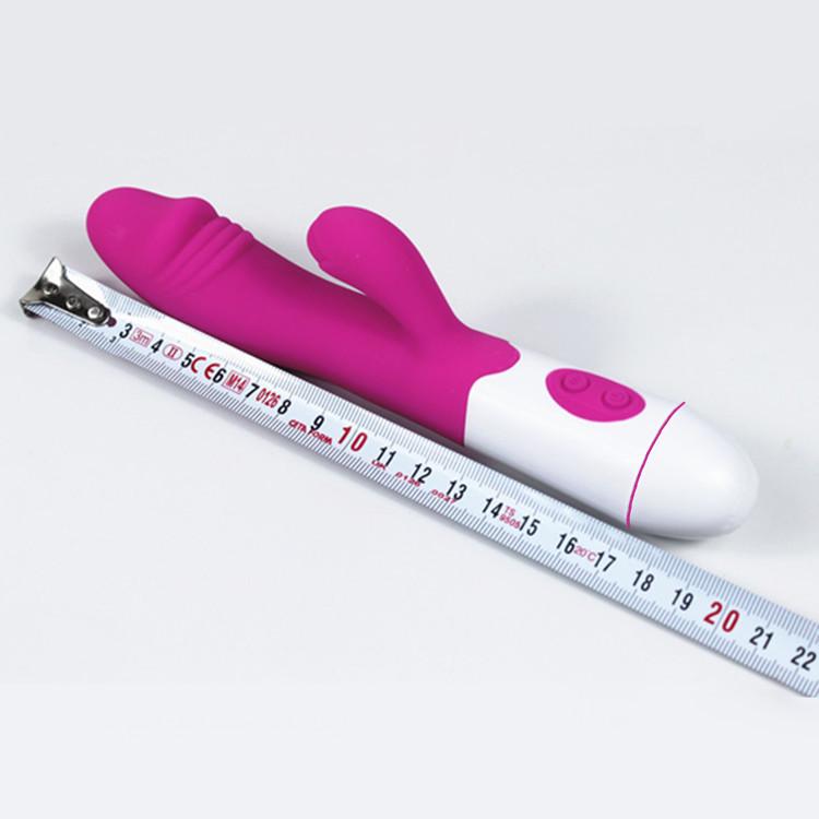 Silicone Dual G-Spot Vibrator with Variable Frequency Massage for Women