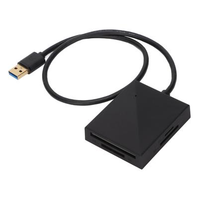 4 Card Slots USB 3.0 Card Reader Card Hub Supports Memory Card Driving Recorder Camera