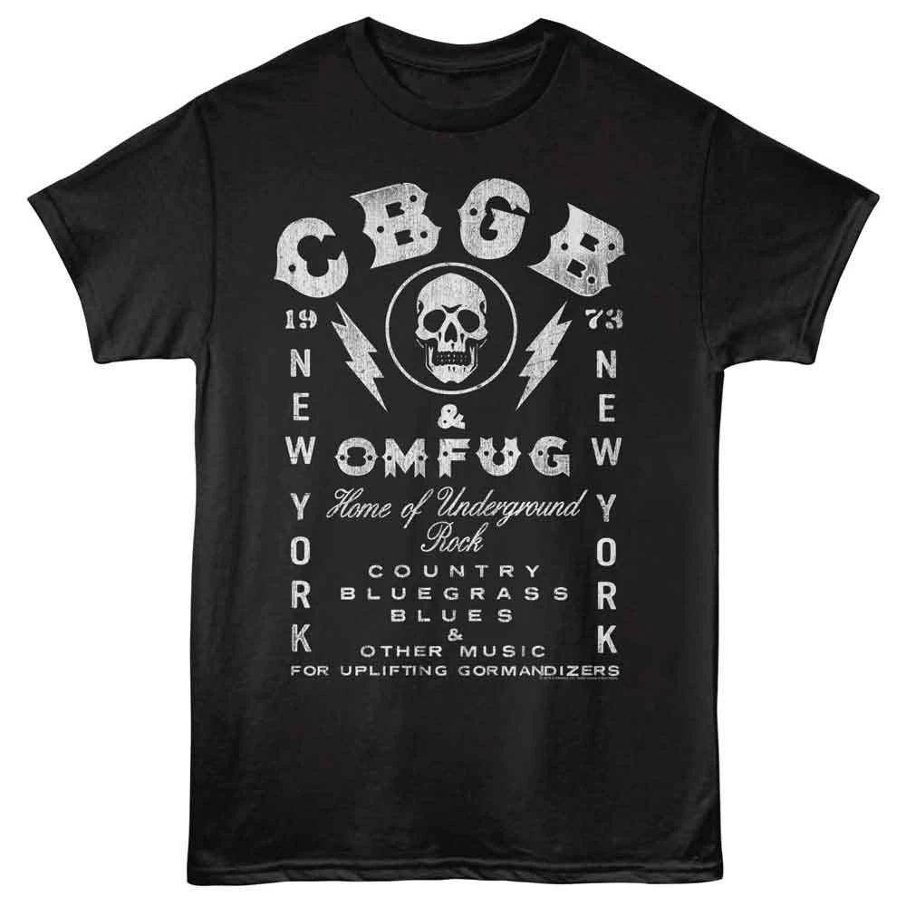 CBGB - CBGB - American Classics - Front Print Black Short Sleeve Children s T-shirt 100