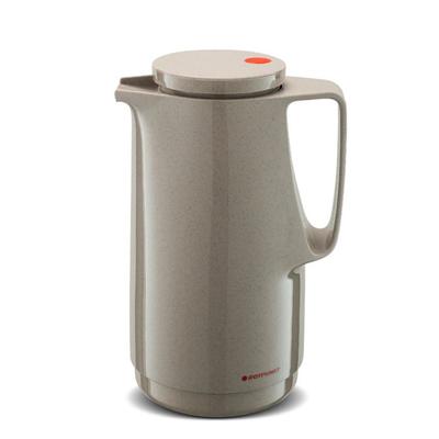 1L Insulated Pitcher - ROTPUNKT 760 Maxima - Hot and Cold Dual Use - BPA-Free Coffee Pot Glass - Beige