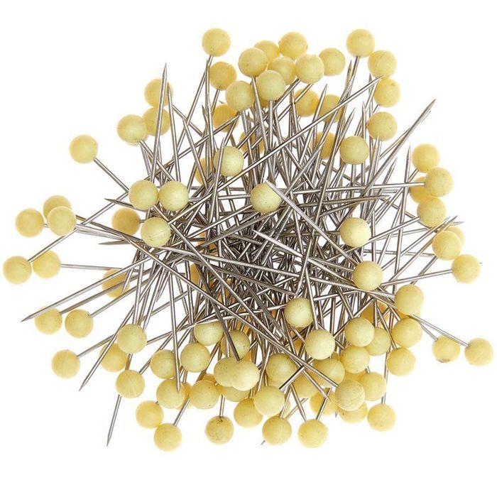 Decorative Pins 3.8 Cm - Yellow