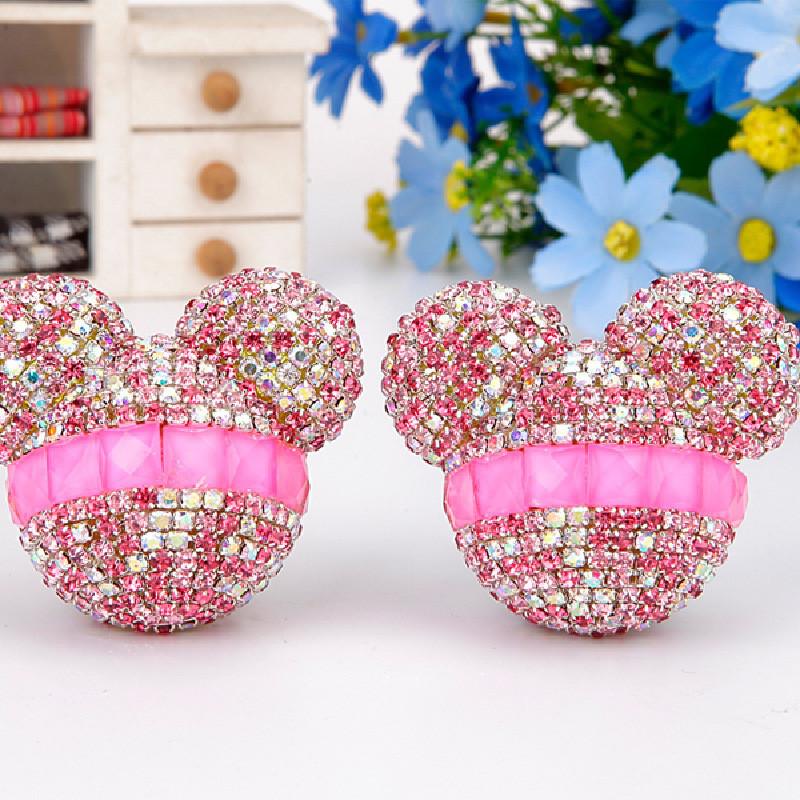 Car Perfume Mouse Air Conditioner Mouthpiece Fashion Classic Rhinestones