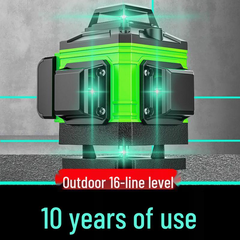 High Precision 16-Line Infrared Laser Level with Blue Light for Wall Marking