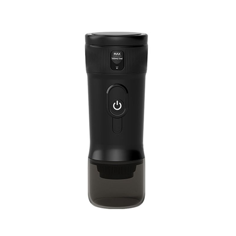 

M-Modern-Car Coffee Espresso Maker Portable Coffee Maker 2 In 1 Small Travel Espresso Machine Heating Extraction For RV чёрный