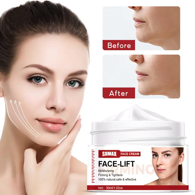 30ml Small White Jar Lifting Cream Mooth Delicate Radiant and Translucent Rapid Absorption of Skin Retinol Anti Aging Serum